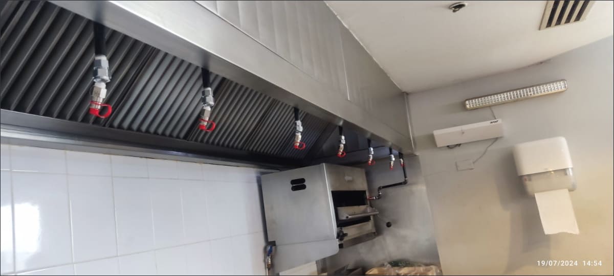 Protección contra incendio para cocinas